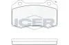 Bremsbelagsatz, Scheibenbremse ICER 181447
