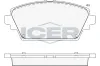 Bremsbelagsatz, Scheibenbremse ICER 181581