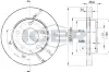 Bremsscheibe Vorderachse ICER 78BD3258-2