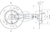 Bremsscheibe Vorderachse ICER 78BD7199-2