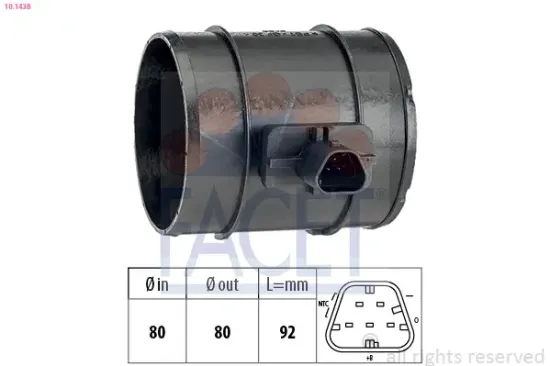 Luftmassenmesser FACET 10.1438 Bild Luftmassenmesser FACET 10.1438