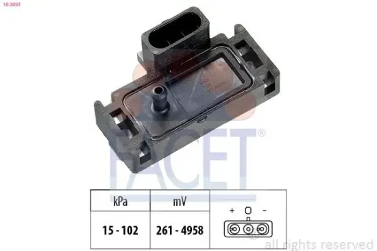 Luftdrucksensor, Höhenanpassung FACET 10.3001 Bild Luftdrucksensor, Höhenanpassung FACET 10.3001