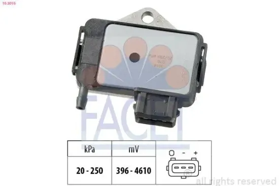 Luftdrucksensor, Höhenanpassung FACET 10.3016 Bild Luftdrucksensor, Höhenanpassung FACET 10.3016