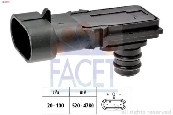 Luftdrucksensor, Höhenanpassung FACET 10.3023 Bild Luftdrucksensor, Höhenanpassung FACET 10.3023