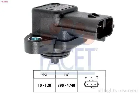 Luftdrucksensor, Höhenanpassung FACET 10.3042 Bild Luftdrucksensor, Höhenanpassung FACET 10.3042