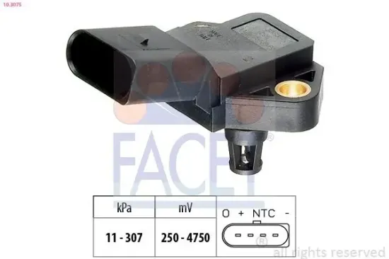 Luftdrucksensor, Höhenanpassung FACET 10.3075 Bild Luftdrucksensor, Höhenanpassung FACET 10.3075
