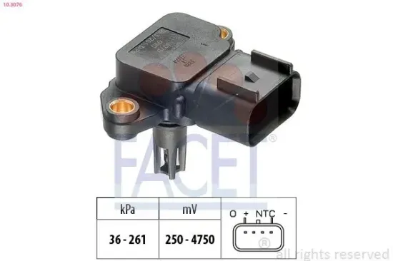 Luftdrucksensor, Höhenanpassung FACET 10.3076 Bild Luftdrucksensor, Höhenanpassung FACET 10.3076