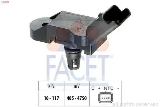 Luftdrucksensor, Höhenanpassung FACET 10.3080 Bild Luftdrucksensor, Höhenanpassung FACET 10.3080