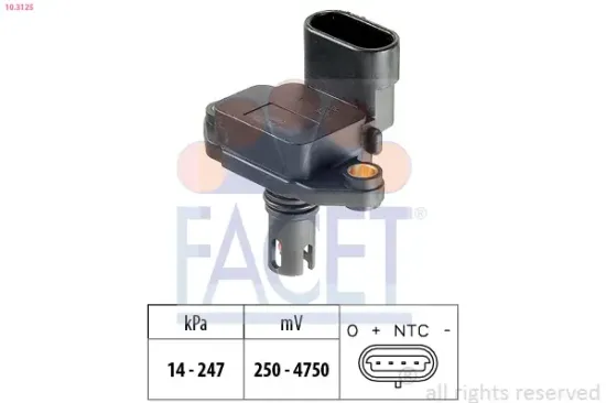 Luftdrucksensor, Höhenanpassung FACET 10.3125 Bild Luftdrucksensor, Höhenanpassung FACET 10.3125