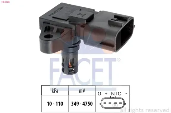 Luftdrucksensor, Höhenanpassung FACET 10.3126 Bild Luftdrucksensor, Höhenanpassung FACET 10.3126