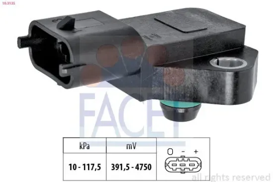 Luftdrucksensor, Höhenanpassung FACET 10.3135 Bild Luftdrucksensor, Höhenanpassung FACET 10.3135