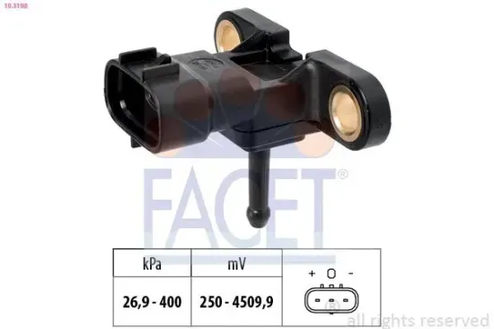 Luftdrucksensor, Höhenanpassung FACET 10.3198 Bild Luftdrucksensor, Höhenanpassung FACET 10.3198