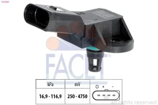 Luftdrucksensor, Höhenanpassung FACET 10.3226 Bild Luftdrucksensor, Höhenanpassung FACET 10.3226