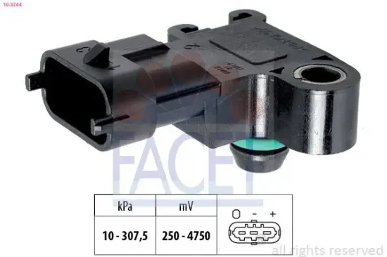 Luftdrucksensor, Höhenanpassung FACET 10.3244 Bild Luftdrucksensor, Höhenanpassung FACET 10.3244