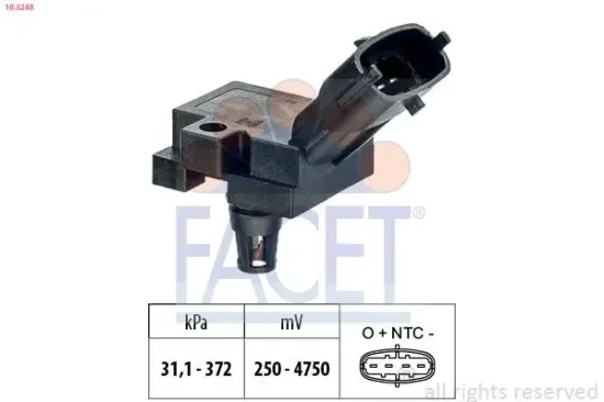 Luftdrucksensor, Höhenanpassung FACET 10.3248 Bild Luftdrucksensor, Höhenanpassung FACET 10.3248