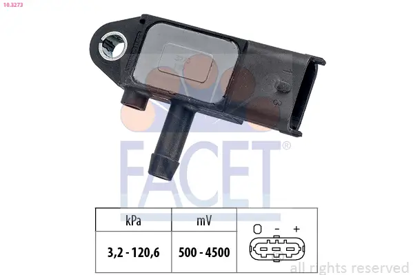 Luftdrucksensor, Höhenanpassung FACET 10.3273