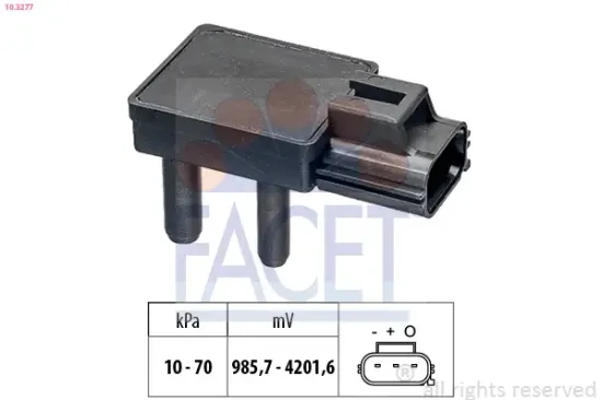 Luftdrucksensor, Höhenanpassung FACET 10.3277 Bild Luftdrucksensor, Höhenanpassung FACET 10.3277