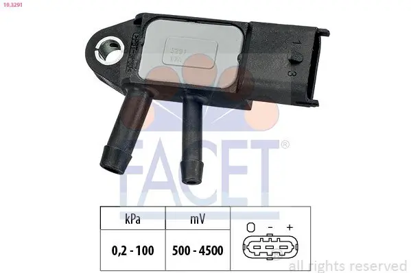 Luftdrucksensor, Höhenanpassung FACET 10.3291