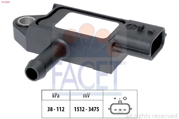 Luftdrucksensor, Höhenanpassung FACET 10.3301