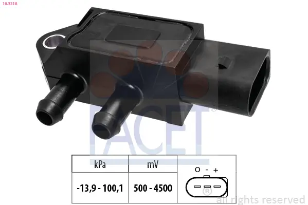 Luftdrucksensor, Höhenanpassung FACET 10.3318
