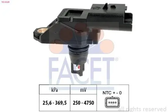 Luftdrucksensor, Höhenanpassung FACET 10.3328 Bild Luftdrucksensor, Höhenanpassung FACET 10.3328