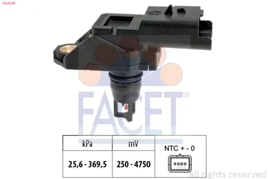 Luftdrucksensor, Höhenanpassung FACET 10.3328 Bild Luftdrucksensor, Höhenanpassung FACET 10.3328
