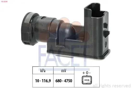 Drucksensor, Bremskraftverstärker FACET 10.3330 Bild Drucksensor, Bremskraftverstärker FACET 10.3330