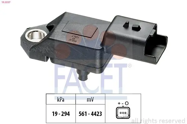 Luftdrucksensor, Höhenanpassung FACET 10.3337