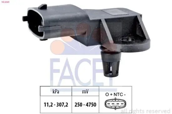 Luftdrucksensor, Höhenanpassung FACET 10.3341 Bild Luftdrucksensor, Höhenanpassung FACET 10.3341