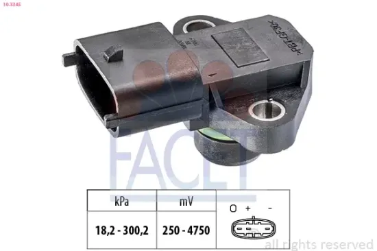 Luftdrucksensor, Höhenanpassung FACET 10.3345 Bild Luftdrucksensor, Höhenanpassung FACET 10.3345