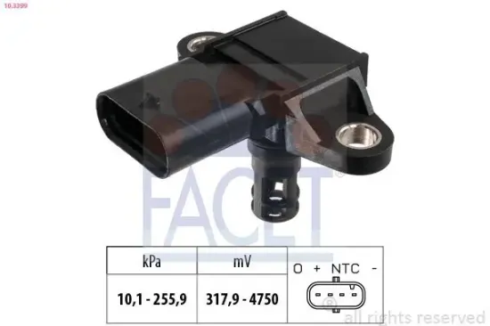 Luftdrucksensor, Höhenanpassung FACET 10.3399 Bild Luftdrucksensor, Höhenanpassung FACET 10.3399