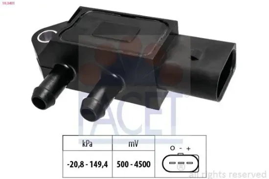 Luftdrucksensor, Höhenanpassung FACET 10.3401 Bild Luftdrucksensor, Höhenanpassung FACET 10.3401