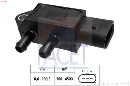 Luftdrucksensor, Höhenanpassung FACET 10.3403 Bild Luftdrucksensor, Höhenanpassung FACET 10.3403