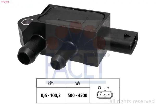 Sensor, Ladedruck FACET 10.3404