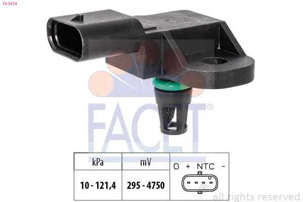 Luftdrucksensor, Höhenanpassung FACET 10.3414