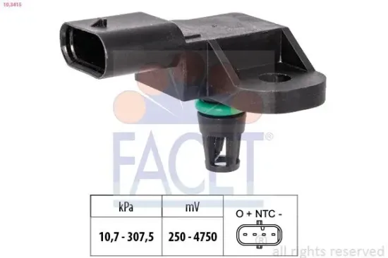 Luftdrucksensor, Höhenanpassung FACET 10.3415 Bild Luftdrucksensor, Höhenanpassung FACET 10.3415