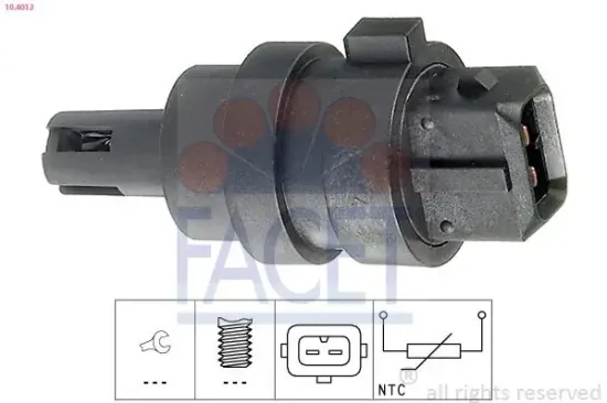 Sensor, Ansauglufttemperatur FACET 10.4013 Bild Sensor, Ansauglufttemperatur FACET 10.4013