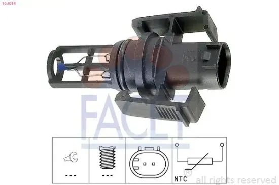Sensor, Ansauglufttemperatur FACET 10.4014 Bild Sensor, Ansauglufttemperatur FACET 10.4014