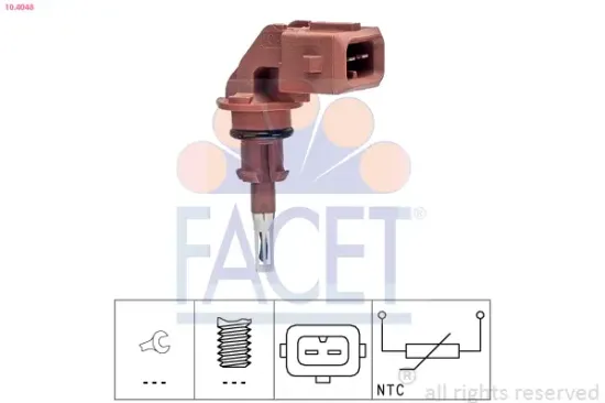 Sensor, Ansauglufttemperatur FACET 10.4048 Bild Sensor, Ansauglufttemperatur FACET 10.4048