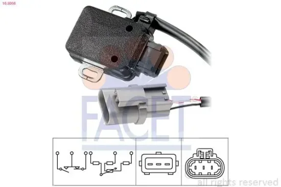 Sensor, Drosselklappenstellung FACET 10.5008 Bild Sensor, Drosselklappenstellung FACET 10.5008