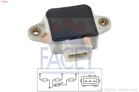 Sensor, Drosselklappenstellung FACET 10.5082 Bild Sensor, Drosselklappenstellung FACET 10.5082