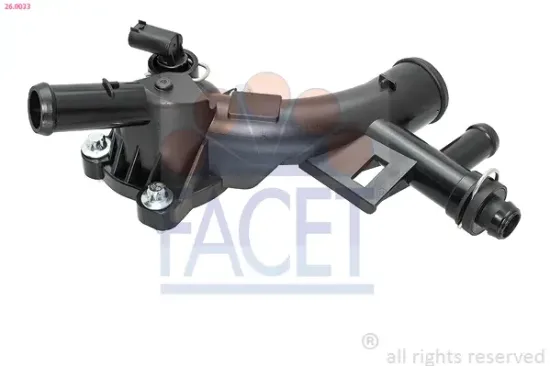 Kühlmittelflansch FACET 26.0033 Bild Kühlmittelflansch FACET 26.0033