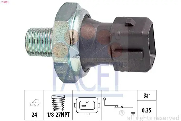 Öldruckschalter FACET 7.0091