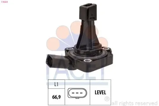 Sensor, Motorölstand FACET 7.0224 Bild Sensor, Motorölstand FACET 7.0224