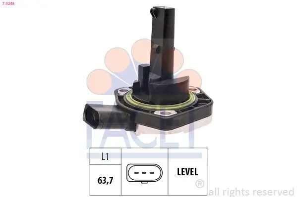 Sensor, Motorölstand FACET 7.0248