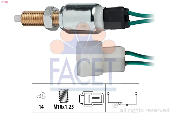 Bremslichtschalter FACET 7.1027