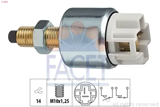 Bremslichtschalter FACET 7.1053 Bild Bremslichtschalter FACET 7.1053