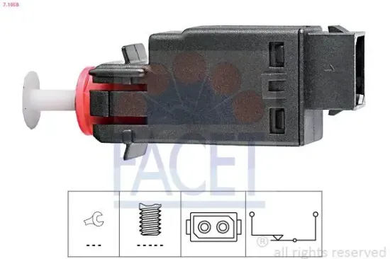 Bremslichtschalter FACET 7.1058 Bild Bremslichtschalter FACET 7.1058