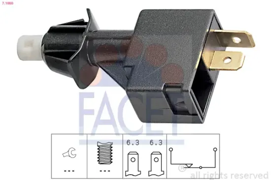 Bremslichtschalter FACET 7.1060 Bild Bremslichtschalter FACET 7.1060