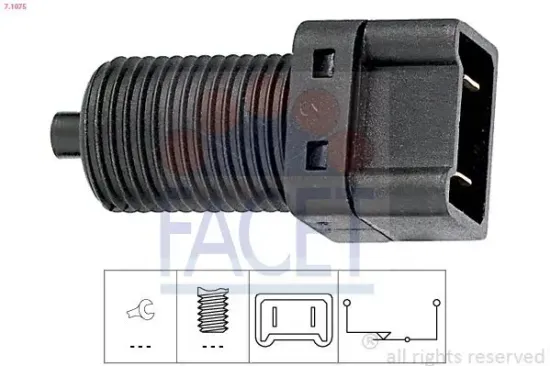 Bremslichtschalter FACET 7.1075 Bild Bremslichtschalter FACET 7.1075
